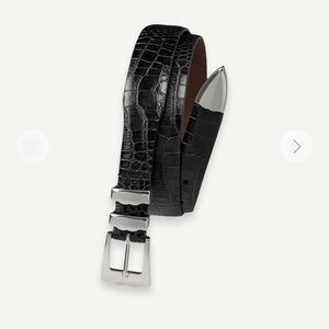 NWOT Paul Frederick Italian Embossed Belt